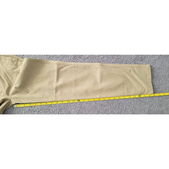 1901 Boy's Size 12 Tan Khaki Slim Straight Adjustable Waist Twill Chino Pant - Picture 8 of 8